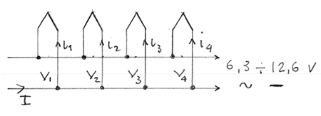 schema filamenti in parallelo