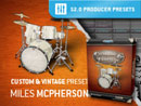 Toontrack Custom & Vintage Presets - Miles McPherson